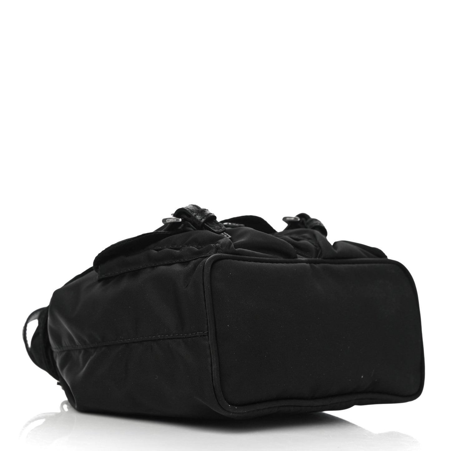 Nylon Vela Mini Crossbody Backpack Black