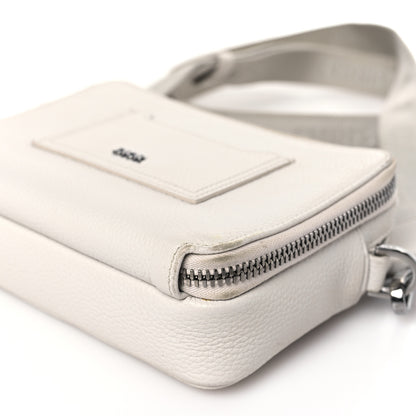 Christian Dior HOMME Grained Calfskin Playful Messenger Bag White 10 of 15