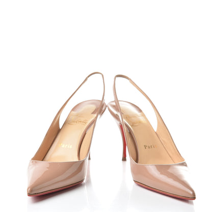 Christian Louboutin Patent Clare Sling 80 Pumps 37 Antoinette 5 of 11