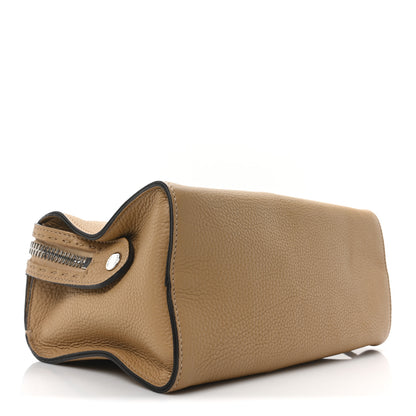 Fendi Cuoio Romano Selleria Lei Boston Tote Miele Scuro 4 of 9