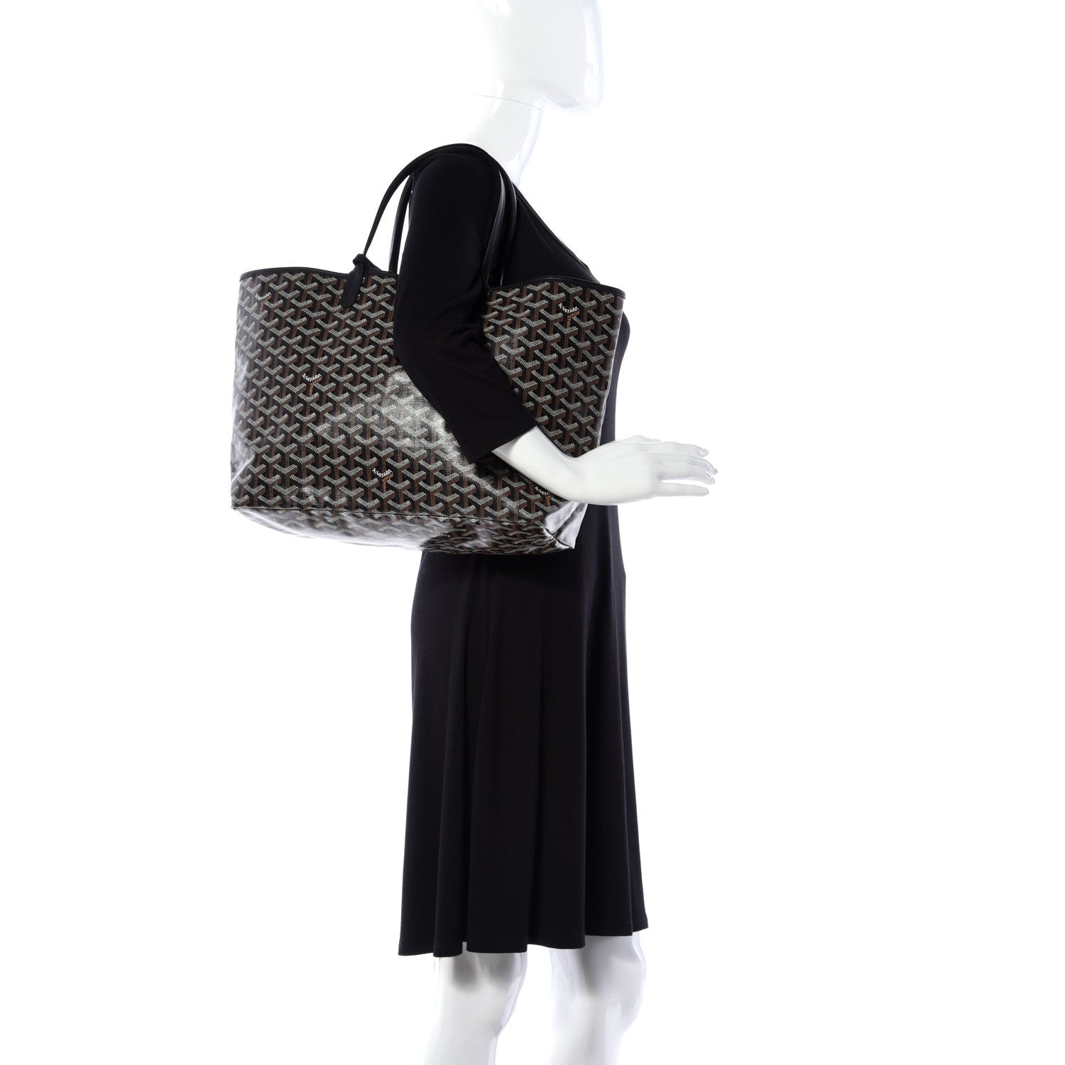 Goyard Goyardine Saint Louis PM Black 2 of 8