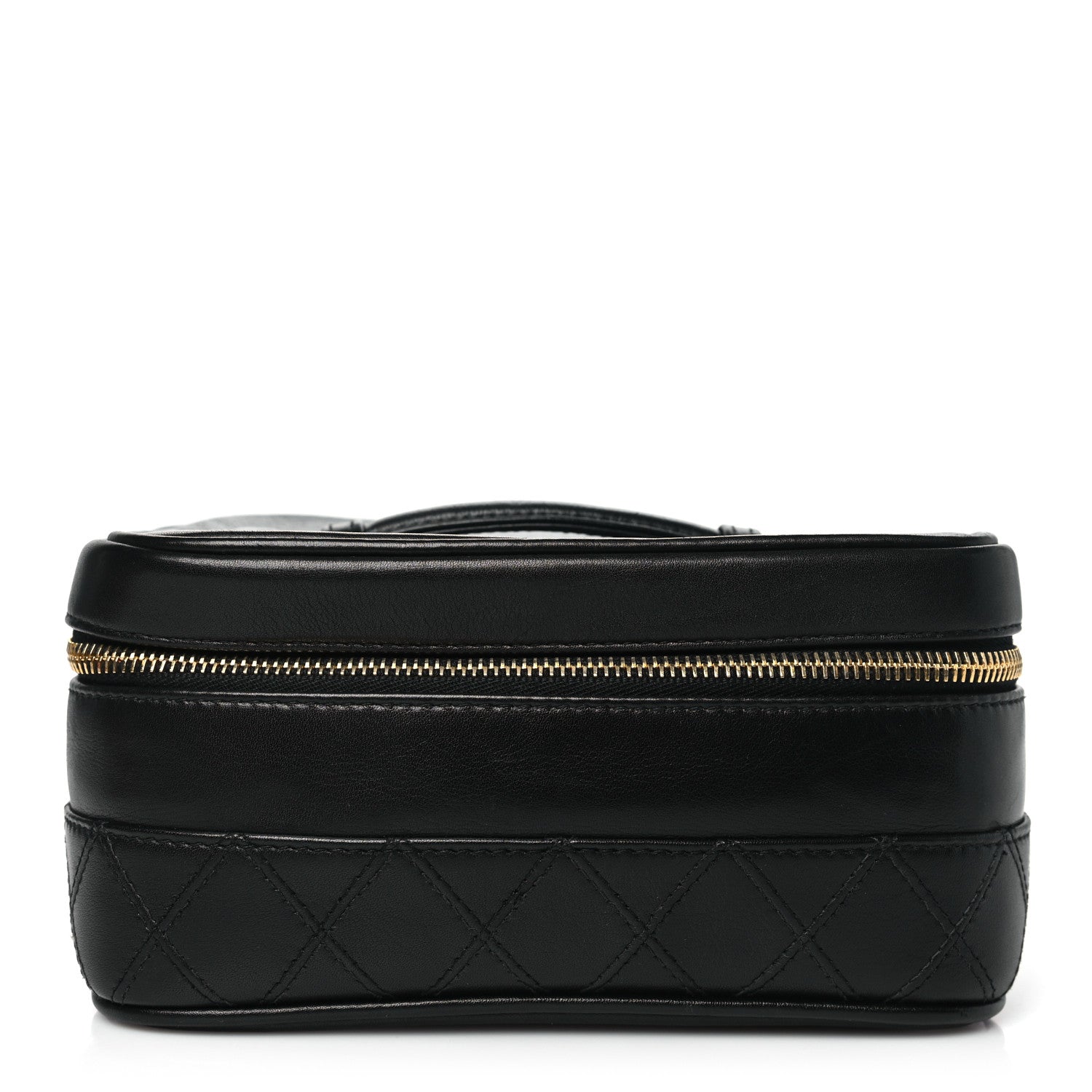 Chanel Lambskin Vanity Cosmetic Case Black 1 of 10