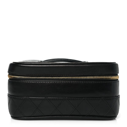 Chanel Lambskin Vanity Cosmetic Case Black 1 of 10