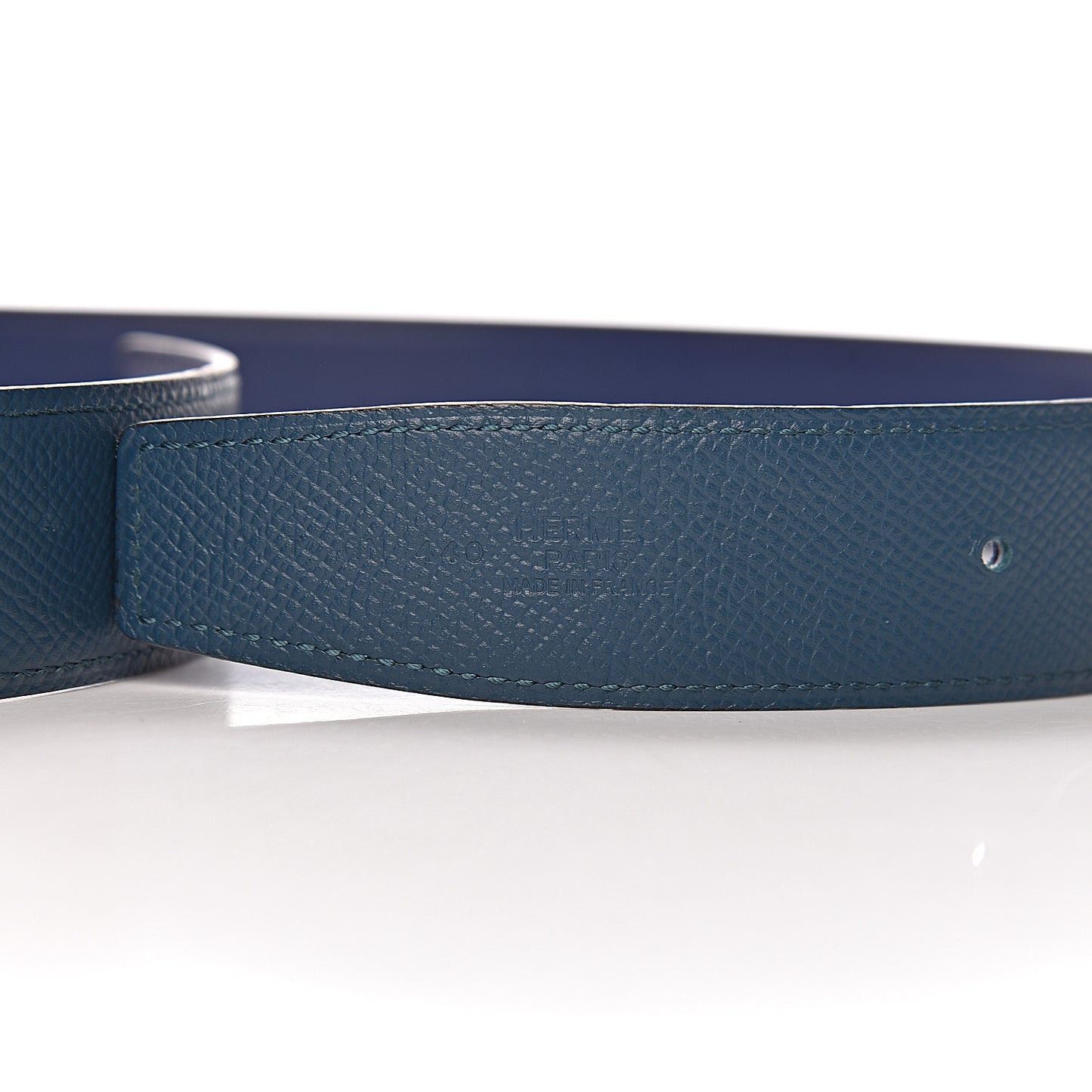 Epsom Swift H Belt 90 Colvert Bleu Saphir