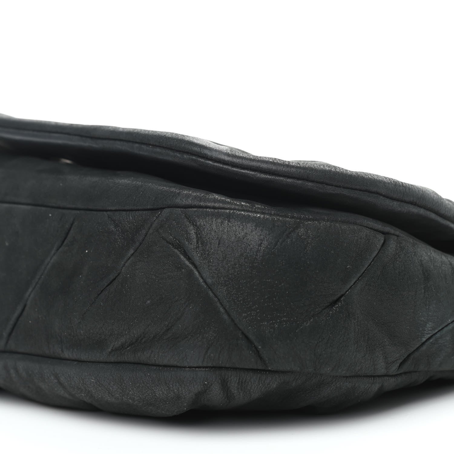 Chanel Iridescent Calfskin Glint Flap Black 10 of 10