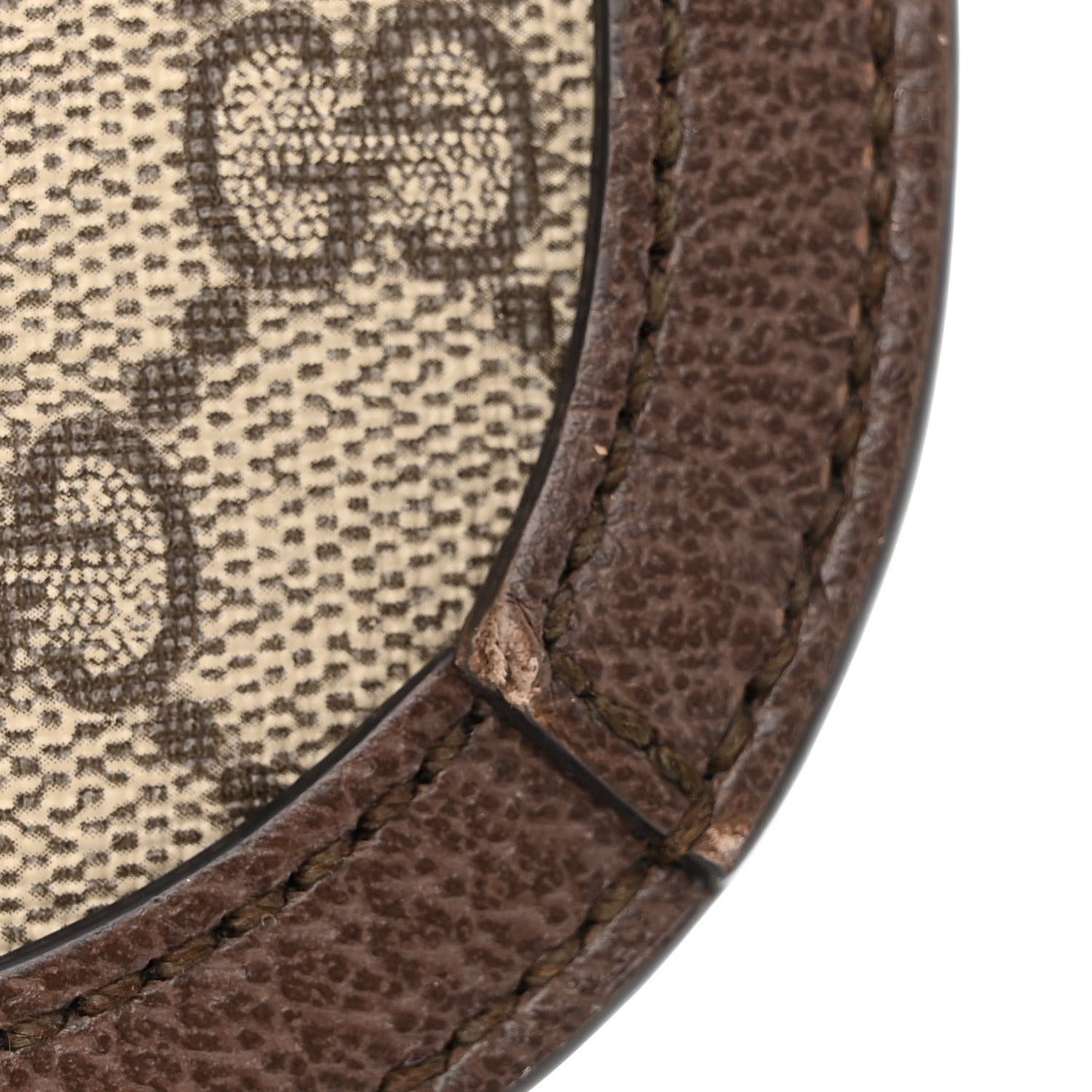 GG Supreme Monogram Web Small Ophidia Flap Messenger Bag Brown