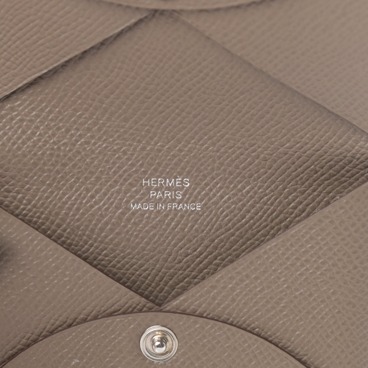 Epsom Calvi Card Case Etoupe