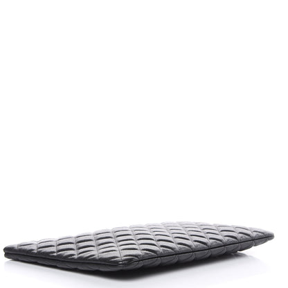 Chanel Caviar Quilted Large Cosmetic Case Black 4 of 10