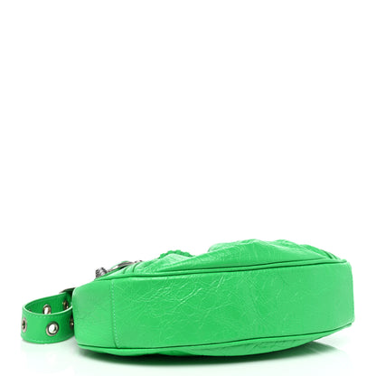 Balenciaga Agneau Arena Le Cagole Shoulder Bag XS Vivid Green 3 of 7