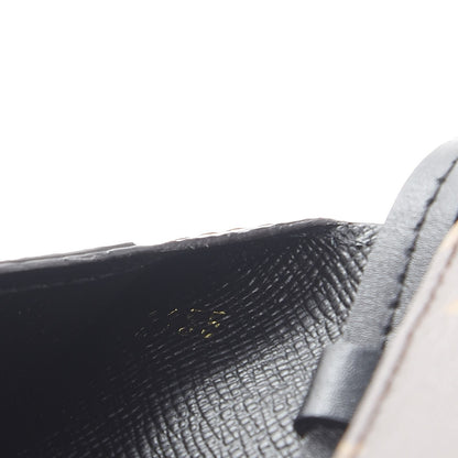 Louis Vuitton Monogram Triangle Chain Wallet Black 8 of 9