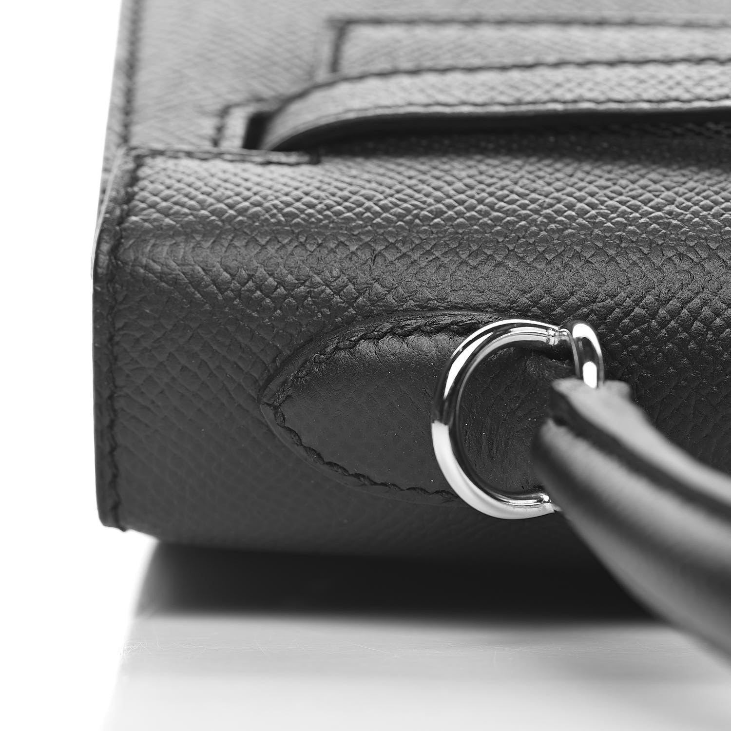 Hermes Epsom Kelly Sellier 25 Black 30 of 37