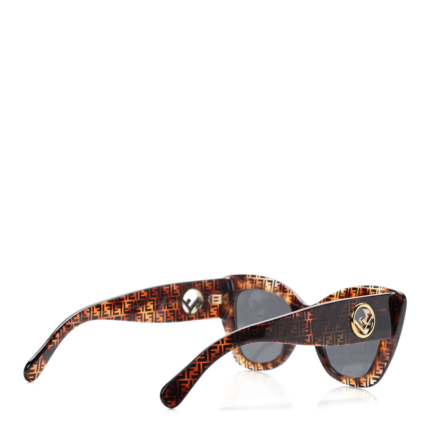 Fendi Acetate F is Fendi FF Cat Eye Sunglasses FF 0360/G/S Havana 4 of 7