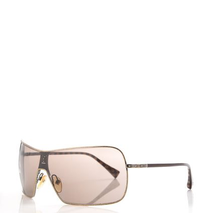 Louis Vuitton Conspiration Mask Sunglasses Z0196U Dore 1 of 7