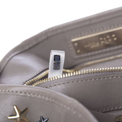 Jimmy Choo Calfskin Small Sofia Star Studded Tote Grey 9 of 9