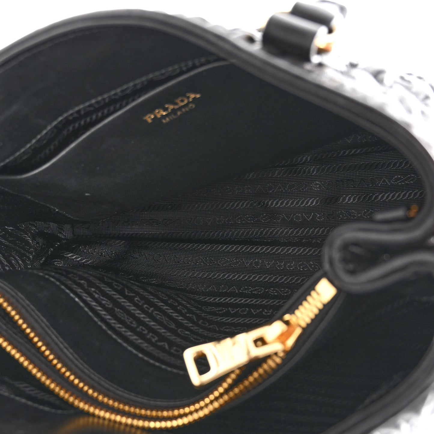 Nappa Gaufre Tote Black