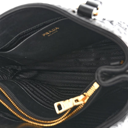 Prada Nappa Gaufre Tote Black 5 of 9