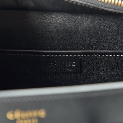 Celine Nubuck Smooth Calfskin Nano Tri-Color Luggage Porcelain 5 of 8