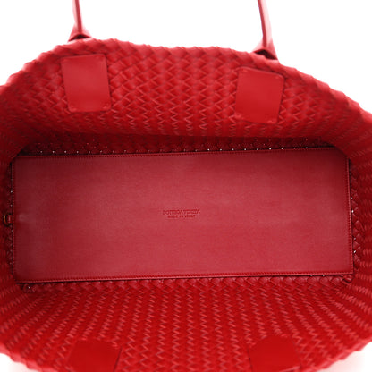 Bottega Veneta Lambskin Intreccio Medium Apple Candy 6 of 11