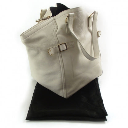 Saint Laurent Large Downtown Tote Ivory 3 of 12