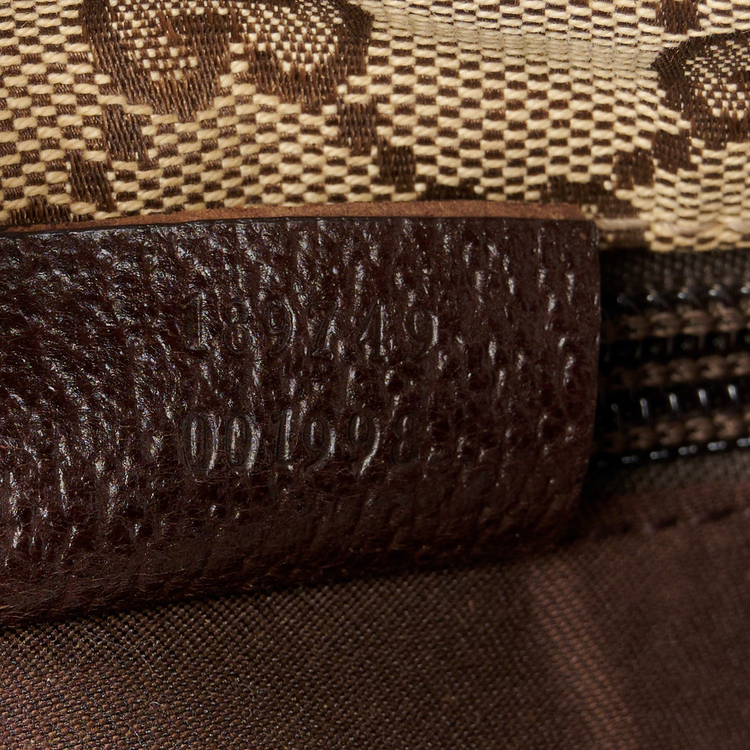 Gucci Monogram Web Small Flat Messenger Crossbody Dark Brown 7 of 13