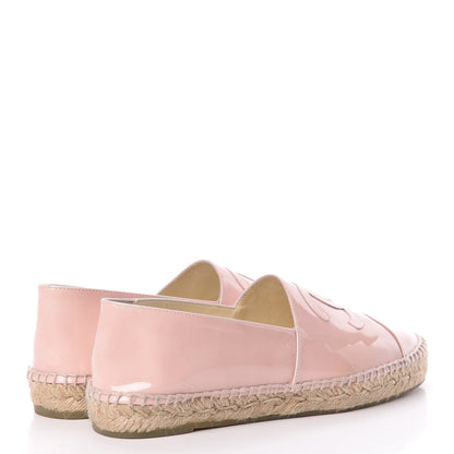 Chanel Patent CC Espadrilles 39 Pink 4 of 13