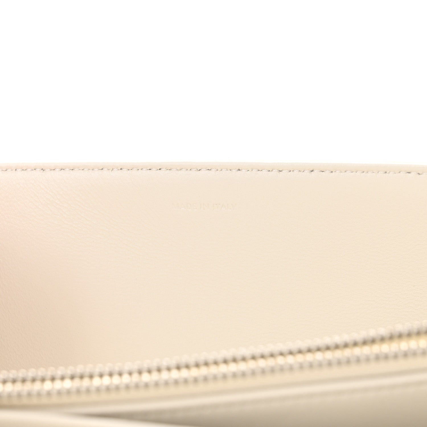 Celine Shiny Calfskin Trapeze Triomphe Bag White 11 of 13