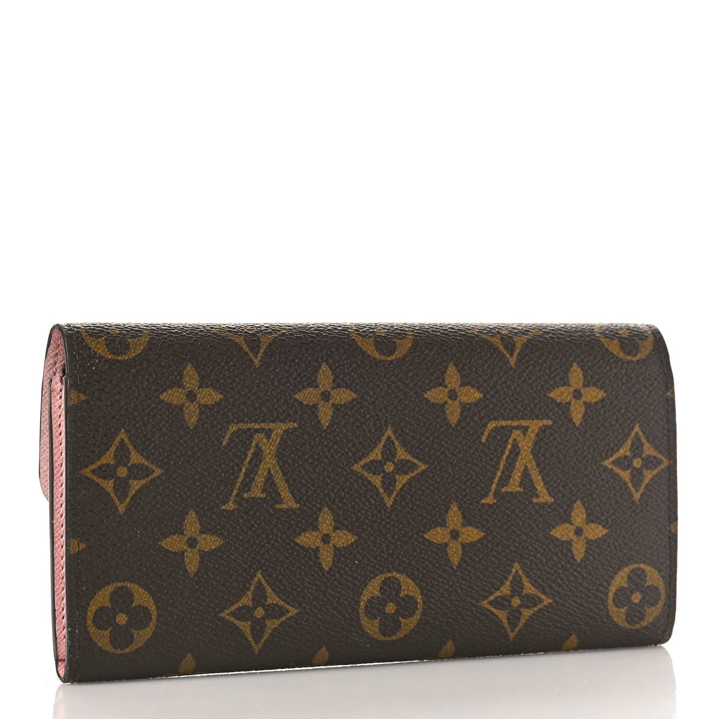 Monogram Emilie Wallet Rose Ballerine