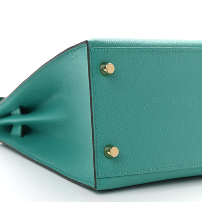 Hermes Epsom Kelly Sellier 28 Vert Verone 9 of 11