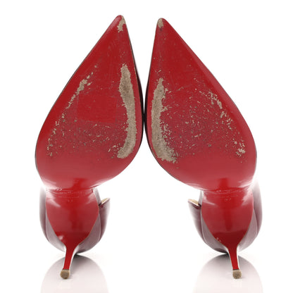 Christian Louboutin Patent Iriza 100 Pumps 37 Red 5 of 10