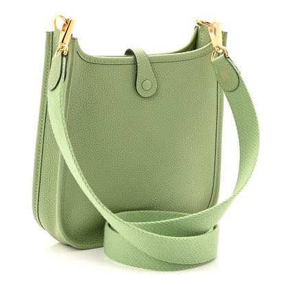 Hermes Taurillon Maurice Evelyne TPM Vert Criquet 3 of 10