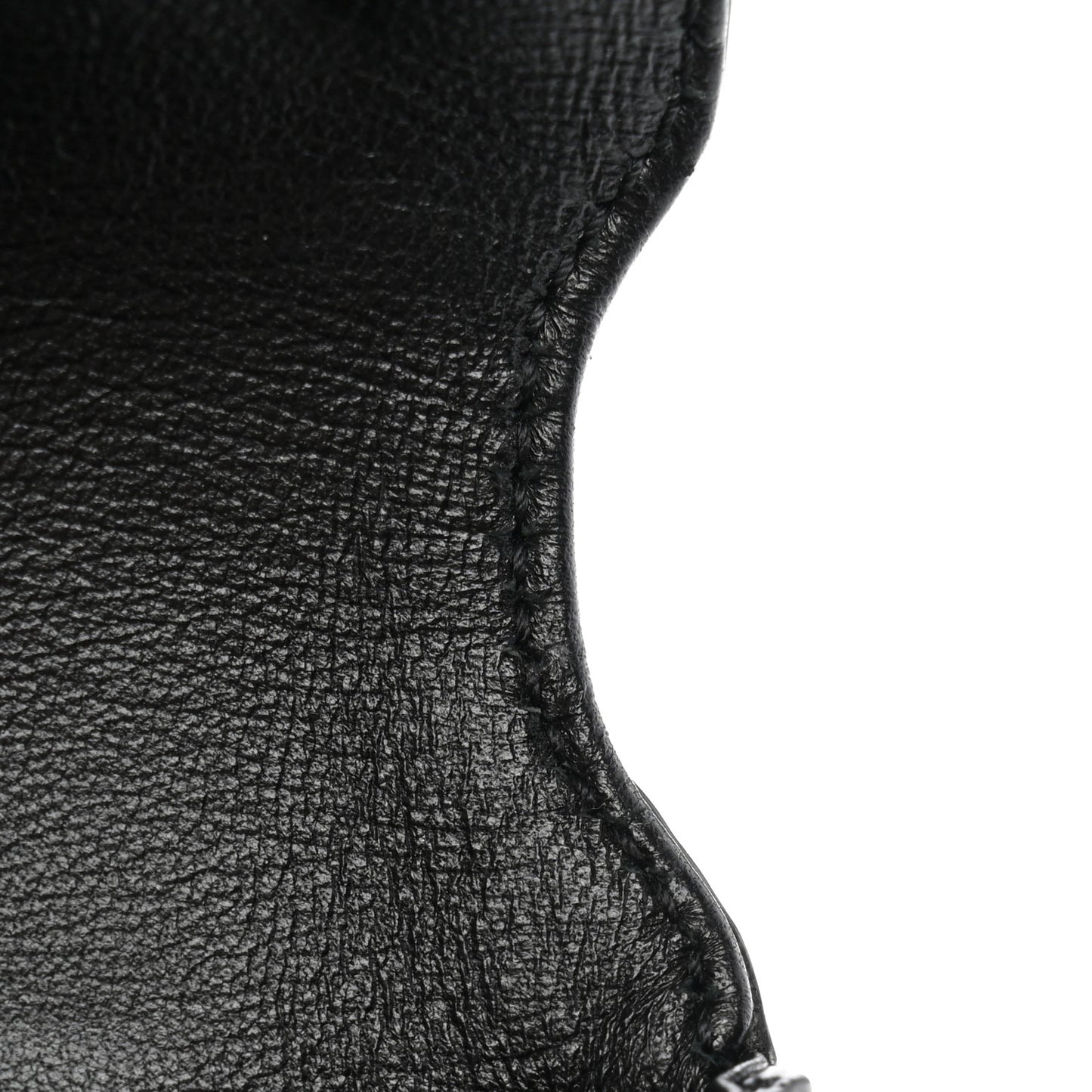 Smooth Calfskin Le Maillon Satchel Black