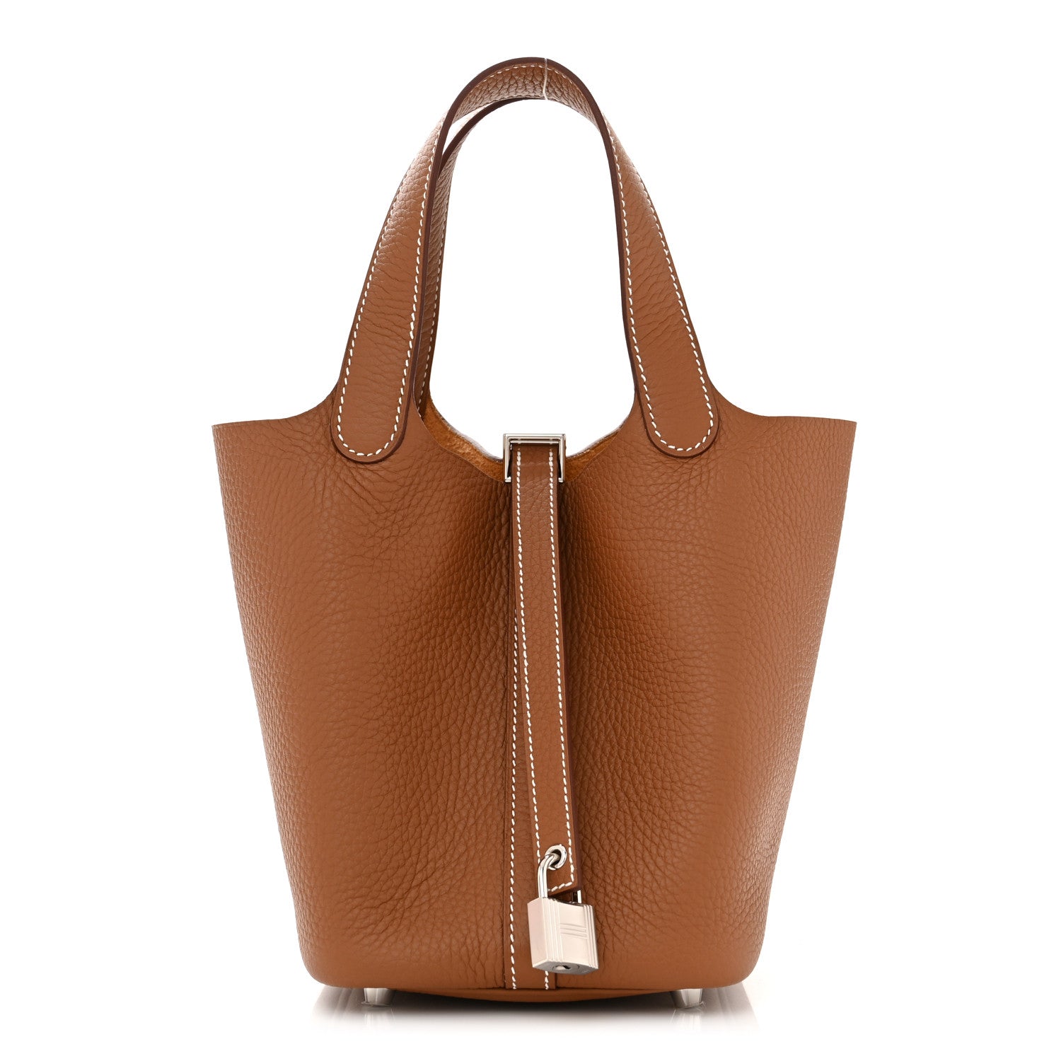 Hermes Taurillon Clemence Picotin Lock 18 PM Gold 1 of 11