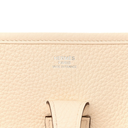 Hermes Taurillon Clemence Evelyne III PM Nata 6 of 11