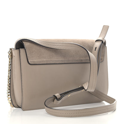 Chloe Suede Calfskin Small Faye Shoulder Bag Motty Grey 3 of 11