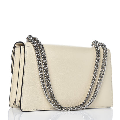 Gucci Textured Calfskin Crystal Small Dionysus Shoulder Bag Mystic White 3 of 10
