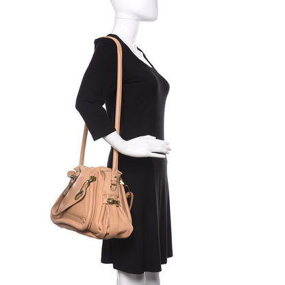 Chloe Calfskin Medium Paraty Barbour Khaki 2 of 10