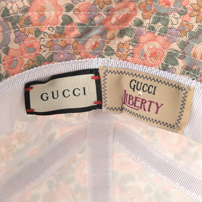 Gucci X LIBERTY OF LONDON Canvas Infinity Abbey Bucket Hat M Perfect Pink Ivory 6 of 7