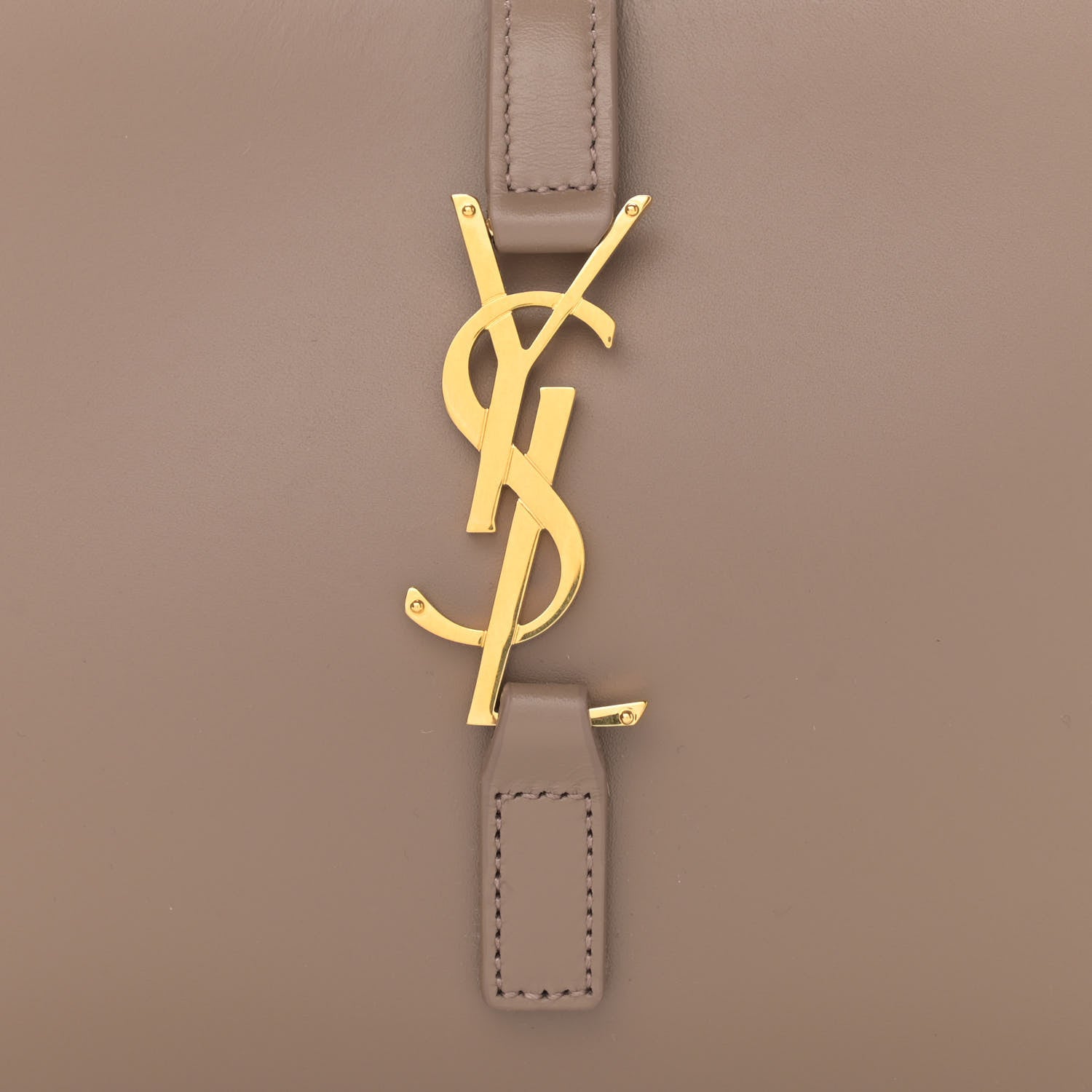 Saint Laurent Smooth Calfskin Le 5 A 7 Hobo Taupe 8 of 10