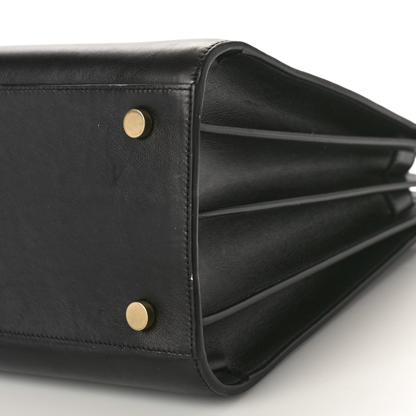 Calfskin Small Sac De Jour Black