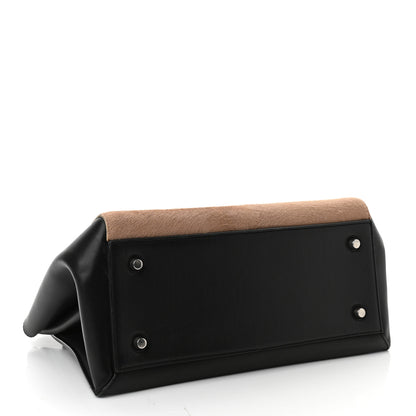 Celine Pony Hair Calfskin Medium Edge Shoulder Bag Praline 4 of 10