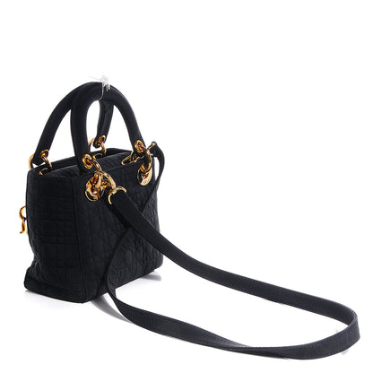 Christian Dior Nylon Cannage Mini Lady Dior Black 4 of 8