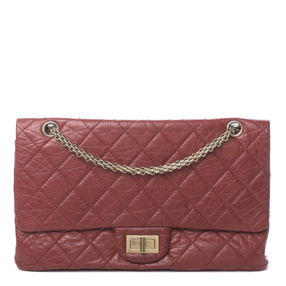 Chanel Aged Calfskin Quilted 2.55 Reissue 226 Flap Red 1 of 22
