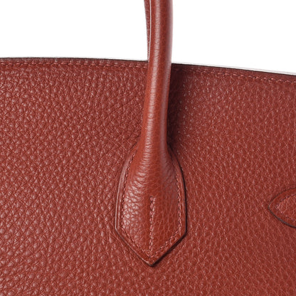 Hermes Togo Birkin 35 Brique 11 of 34