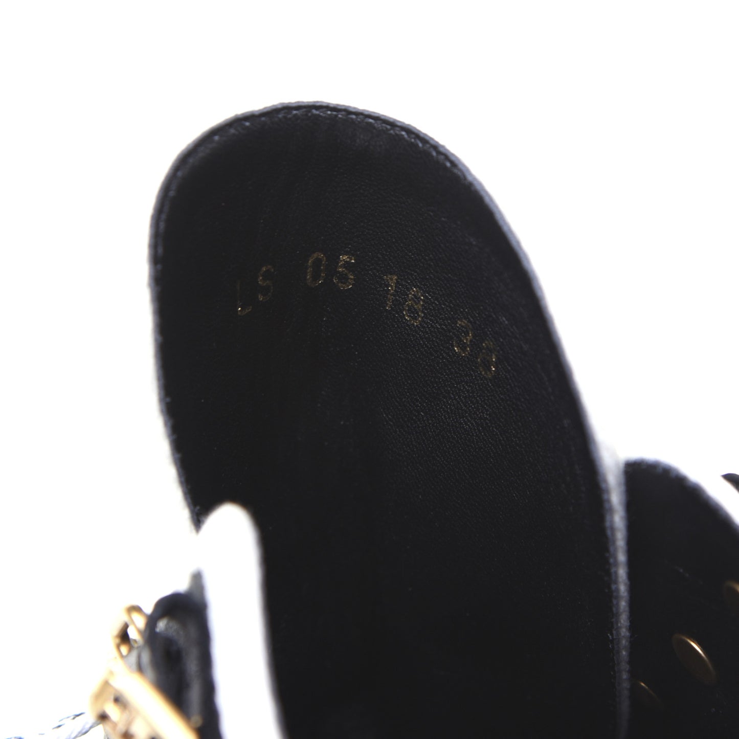 Canvas Walk'N'Dior Low Top Sneakers 38 Black