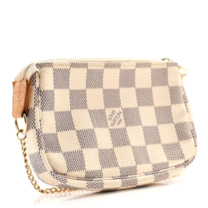 Louis Vuitton Damier Azur Mini Pochette Accessories 3 of 8