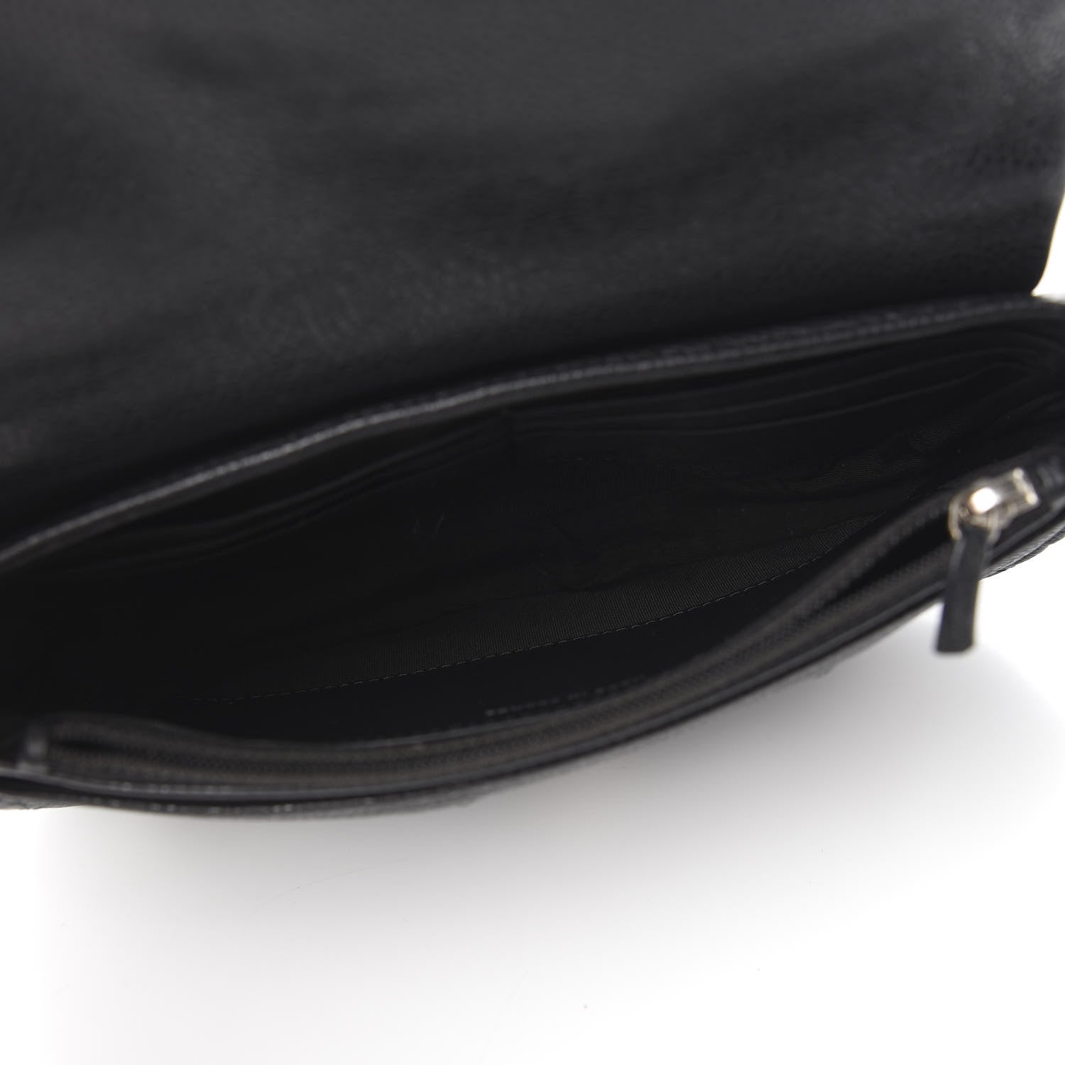 Chanel Caviar Half Moon Wallet On Chain WOC Black 4 of 9