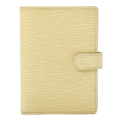 Louis Vuitton Epi Small Ring Agenda Cover Vanilla 1 of 11