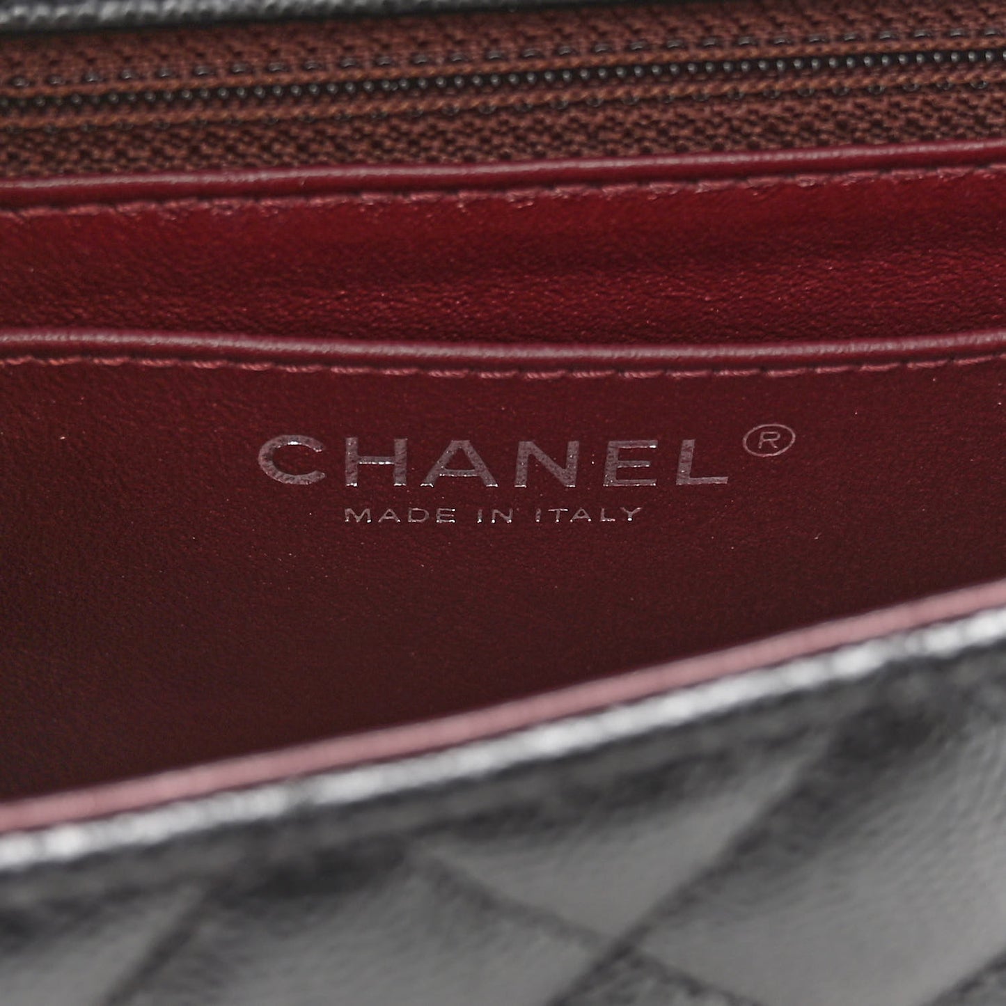 Caviar Quilted Mini Rectangular Flap Black