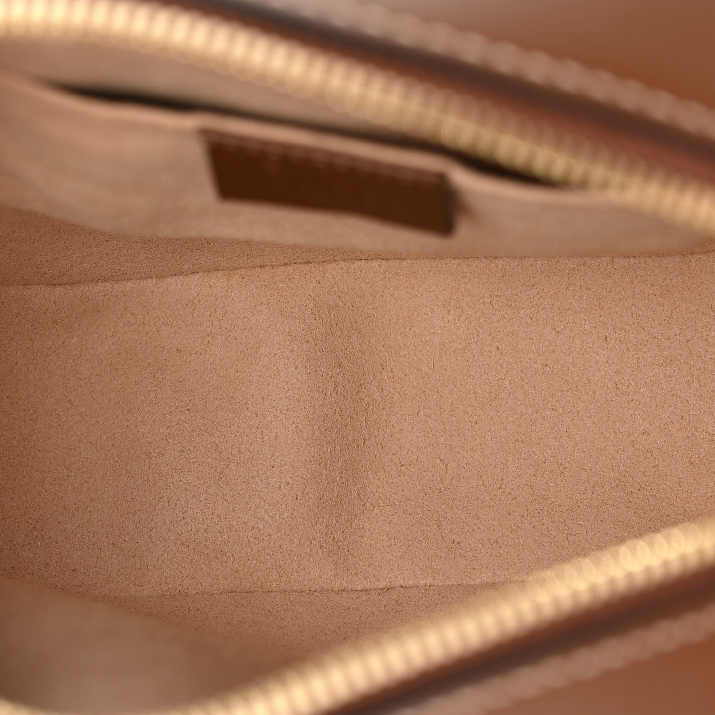 GG Supreme Monogram Cuoio Toscano Mini Chain Shoulder Bag Beige Ebony Cuir