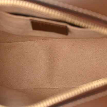 Gucci GG Supreme Monogram Cuoio Toscano Mini Chain Shoulder Bag Beige Ebony Cuir 5 of 10